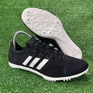Adidas Adizero Avanti Boost  Sz 8.5 Track Field Spikes Cleats Black White CG3831